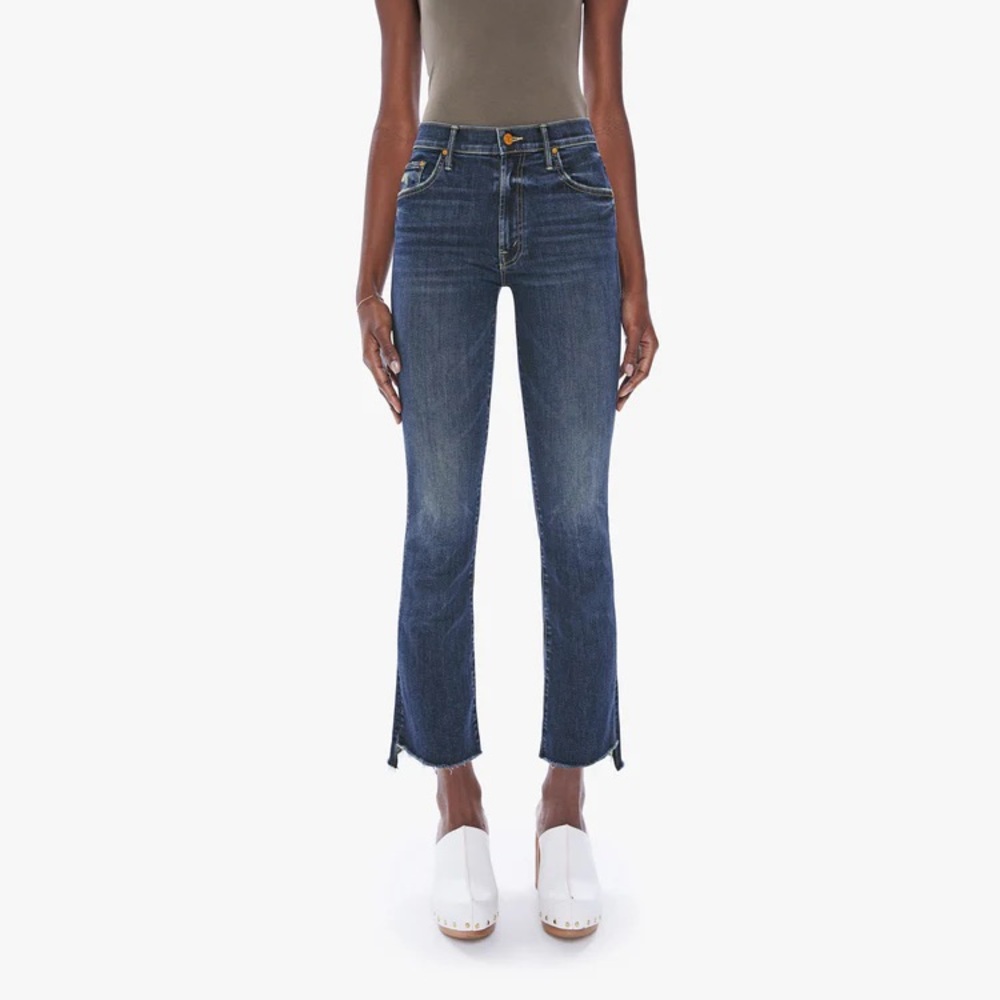 Mother The Insider Crop Step Fray Jeans, Teaming Up
